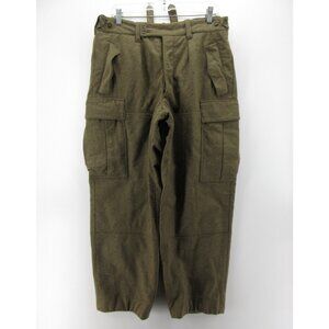VINTAGE German Army Pants 34X29 Wool Field Trouser 60s Mollenkamp Goecke